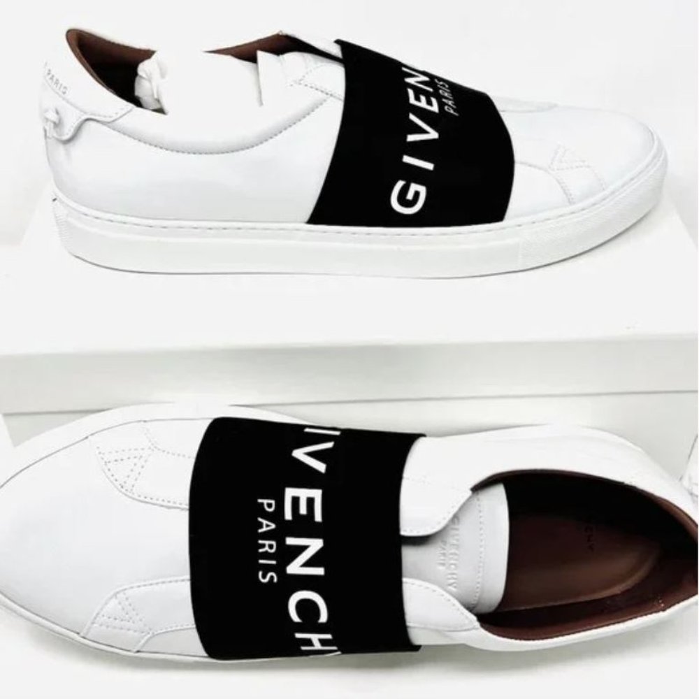 GIVENCHY Paris Urban Street White & Black Low Men's Sneakers